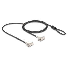 Navilock Cable de seguridad dual 20935 para Kensington y Nano Slot