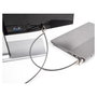 Navilock Cable de Seguridad Dual para Notebook con Llave para Kensington Slot 3 x 7 mm y Nano Slot 2,5 x 6 mm