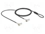 Navilock Cable de Seguridad Dual para Notebook con Llave para Kensington Slot 3 x 7 mm y Nano Slot 2,5 x 6 mm