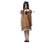 Disfraz Muñeca Marrón con Lazo Azul para Niña 10-12 Años