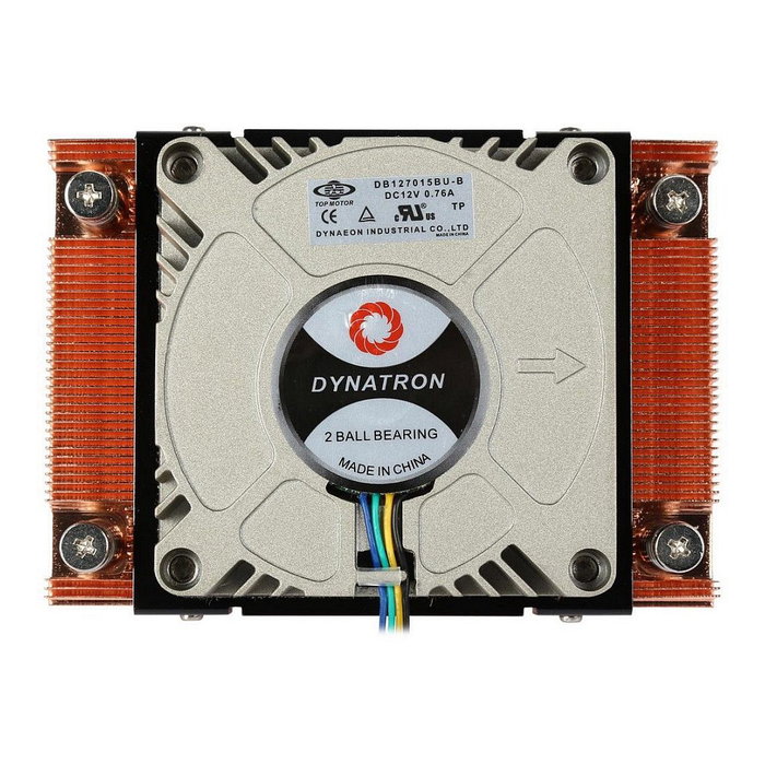 Dynatron A18 Disipador CPU para socket AM4 AMD, 1U, 95W TDP, Ventilador 70mm PWM, Cobre - Gris Dynatron A18 Disipador CPU para socket AM4 AMD, 1U, 95W TDP, Ventilador 70mm PWM, Cobre - Gris