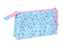 Portatodo Triple Vicky Martín Berrocal Paraíso Rosa Azul claro 22 x 12 x 3 cm