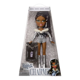 MGA Muñeca Sasha + Charmz Stylin Bratz con charm 25º aniversario, muñeca de moda
