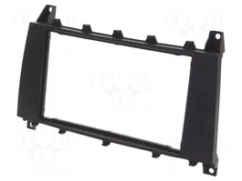 ACV Bastidor de montaje de radio 2 DIN para Mercedes C-class (W203 Facelift) 2004-2007, negro