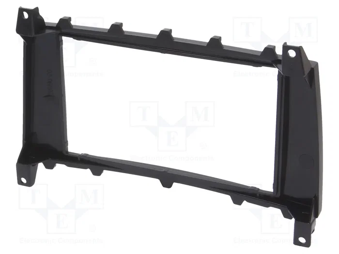 ACV Bastidor de montaje de radio 2 DIN para Mercedes C-class (W203 Facelift) 2004-2007, negro