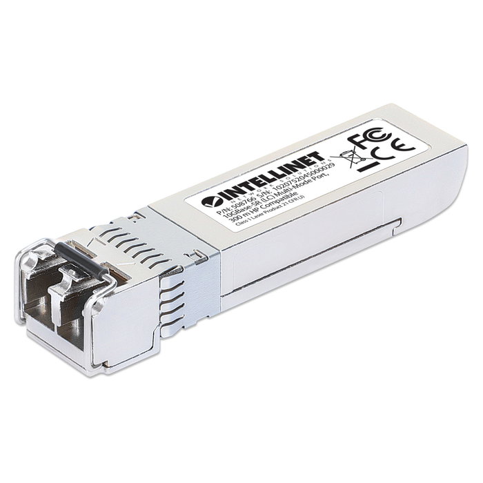 Intellinet Módulo transceptor de red SFP+ 10GBase-SR LC Multimodo 300m compatible con HPE Intellinet Módulo transceptor de red SFP+ 10GBase-SR LC Multimodo 300m compatible con HPE