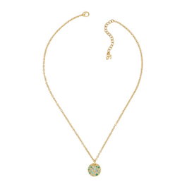 Adore Collar Shimmer SM Metallic Pave Disc con Cristales de Swarovski Gris