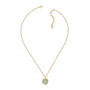 Adore Collar Shimmer SM Metallic Pave Disc con Cristales de Swarovski Gris