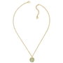 Adore Collar Shimmer SM Metallic Pave Disc con Cristales de Swarovski Gris