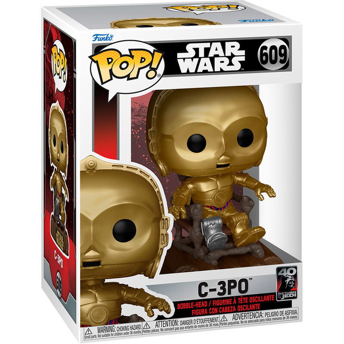 Funko Pop Star Wars: Retorno del Jedi 40th Aniversario - C-3PO en silla Funko Pop Star Wars: Retorno del Jedi 40th Aniversario - C-3PO en silla