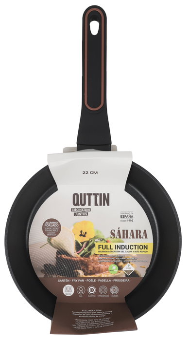Quttin Sartén 22 cm Aluminio Forjado Mango Soft Full (6 Unidades)