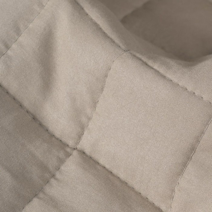 Ixia Colcha Taupe de Poliéster 240 x 260 cm