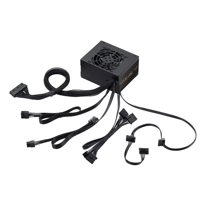 FSP SFX PRO 450 - Fuente de alimentación SFX 450W 80 Plus Bronze, Fuente PC Negro, 100-240V, Ventilador 80mm, No Modular