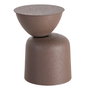 Mesita Marrón Acero 36 X 36 X 47 cm