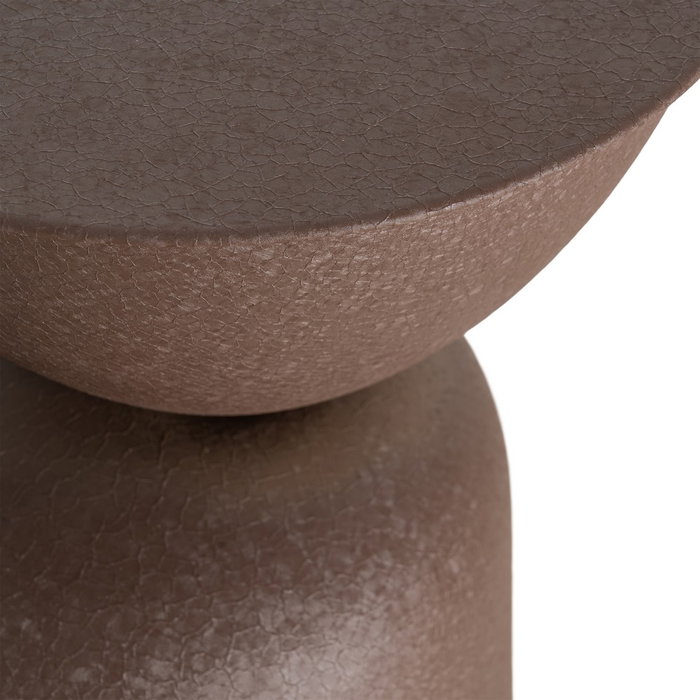 Mesita Marrón Acero 36 X 36 X 47 cm