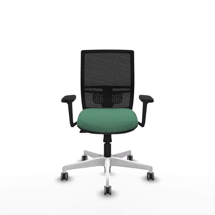 PIQUERAS Y CRESPO Silla de oficina Yunquera con mecanismo Sincro/Traslack, Verde esmeralda y Negro PIQUERAS Y CRESPO Silla de oficina Yunquera con mecanismo Sincro/Traslack, Verde esmeralda y Negro