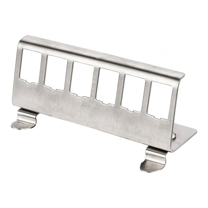 ROLINE Adaptador para riel DIN para 6 Keystones sin ocupación ROLINE Adaptador para riel DIN para 6 Keystones sin ocupación