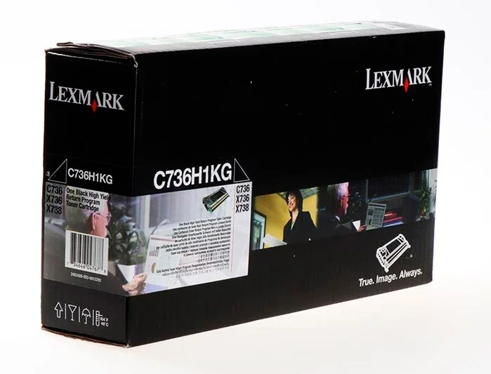 Lexmark C736H1KG Cartucho de Tóner Negro Original de Alto Rendimiento