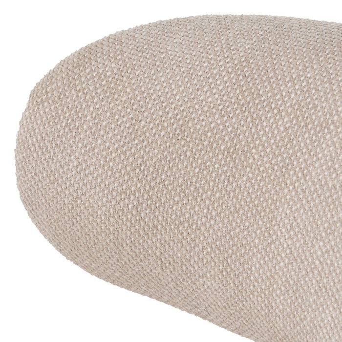 Silla Negro-Blanco Tejido-Metal Salón 50 X 54 X 73,50 cm (Set de 4)