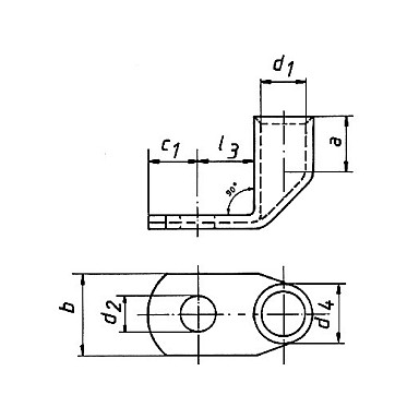 Klauke 47R12 Terminales 70 mm² M12 (25 unidades) Klauke 47R12 Terminales 70 mm² M12 (25 unidades)