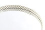 DKD Home Decor Bandeja de Decoración Metal Espejo Dorado 25x25x3 cm