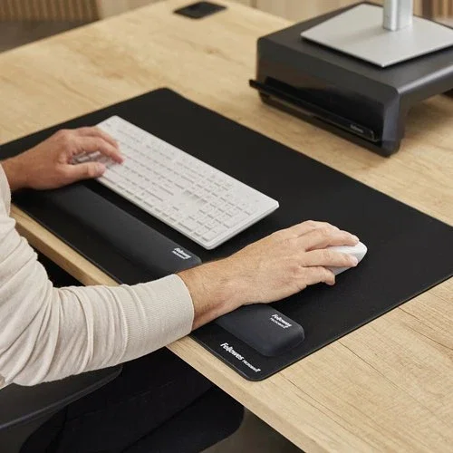 Fellowes Mini Reposamuñecas Breyta Negro Fellowes Mini Reposamuñecas Breyta Negro
