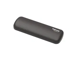 Fellowes - Reposamuñecas Mini Compacto Breyta Negro, Almohadilla Ergonómica Hex Cushion con Protección Microban, 190x70x25 mm