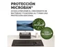 Fellowes - Reposamuñecas Mini Compacto Breyta Negro, Almohadilla Ergonómica Hex Cushion con Protección Microban, 190x70x25 mm