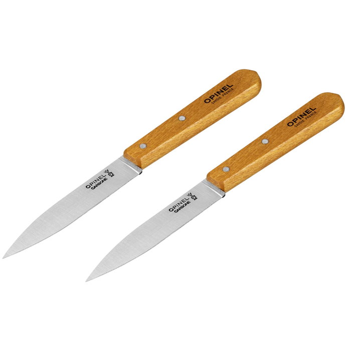 Opinel Set de cuchillos de cocina No. 102, 2 piezas, natural Opinel Set de cuchillos de cocina No. 102, 2 piezas, natural