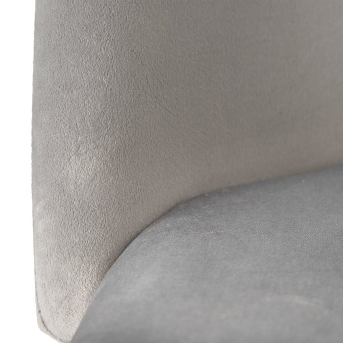 Taburete Alto Gris Tejido-Metal Salón 40,20 X 48,20 X 102 cm (Set de 2)