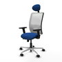 PIQUERAS Y CRESPO Silla de oficina Zulema Azul y Blanco