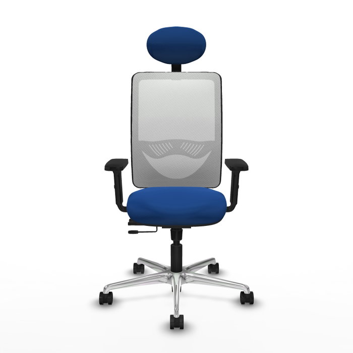 PIQUERAS Y CRESPO Silla de oficina Zulema Azul y Blanco PIQUERAS Y CRESPO Silla de oficina Zulema Azul y Blanco