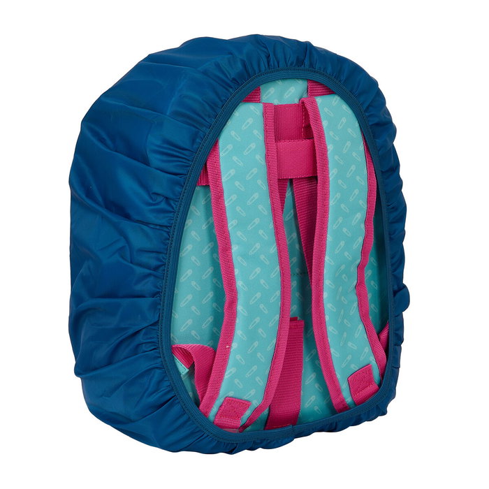 Safta Funda Impermeable para Mochila Pequeña Azul Marino