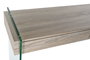DKD Home Decor Green house 21 Consola 120x40x76 cm Cristal y MDF Natural Transparente