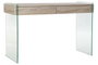 DKD Home Decor Green house 21 Consola 120x40x76 cm Cristal y MDF Natural Transparente