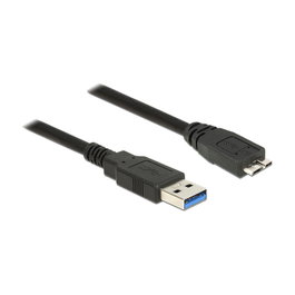 DeLOCK Cable USB 3.0 A a Micro-B 2m Negro
