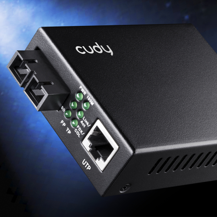 Cudy Conversor Ethernet 10/100M Media Converter