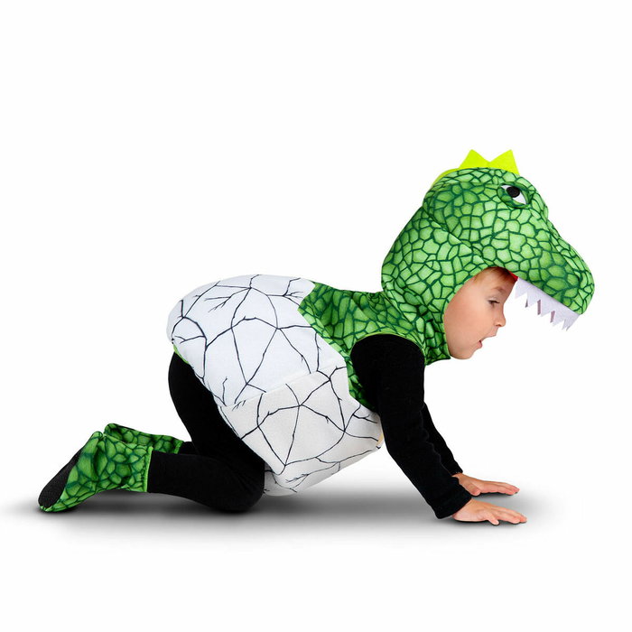 My Other Me Disfraz Pequeño Dino (Sombrero, Pelele Y Cubrepies) Verde