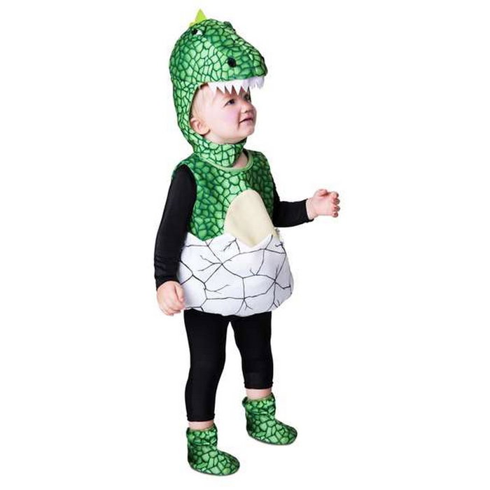 My Other Me Disfraz Pequeño Dino (Sombrero, Pelele Y Cubrepies) Verde