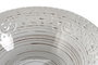 DKD Home Decor Plato de Gres Blanco con Relieve 20x20x5 cm