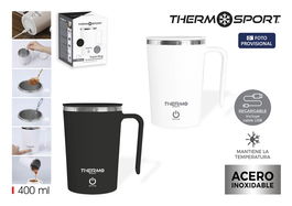 Inde Travel Mug con Mezclador 400 ml - 8x7x12.5 cm (6 Unidades)