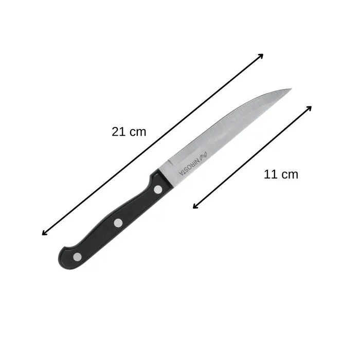 Nirosta Juego de 4 Cuchillos para Carne - 21 cm