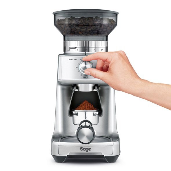 Sage SCG600SIL2EEU1 Molinillo de Café Dosis Control™ Pro Silver con 60 Ajustes de Molido Precisos