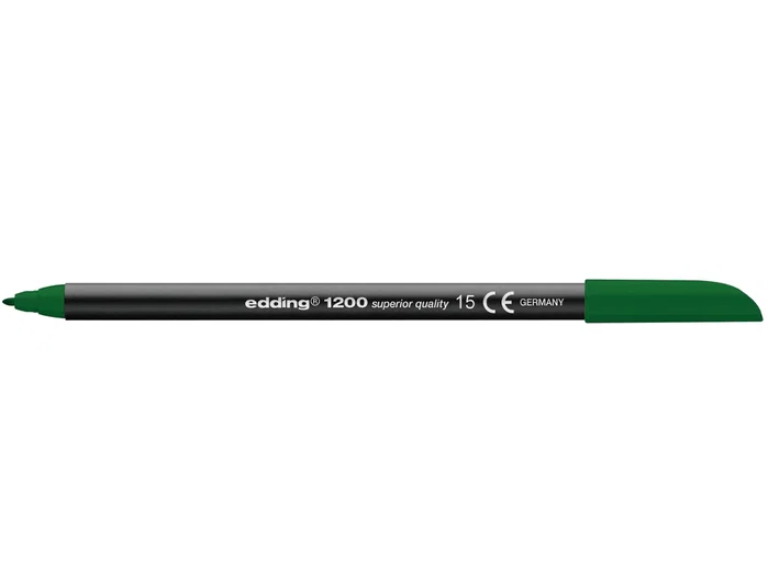 Edding Rotulador 1200 Verde Oliva Punta Fina (Set de 5)