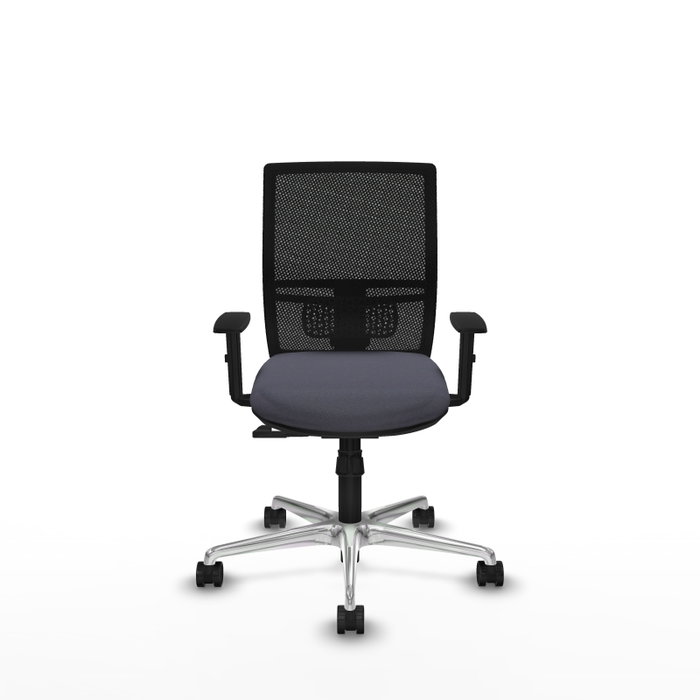 PIQUERAS Y CRESPO Silla de oficina Yunquera con mecanismo Sincro, Gris oscuro y Negro PIQUERAS Y CRESPO Silla de oficina Yunquera con mecanismo Sincro, Gris oscuro y Negro