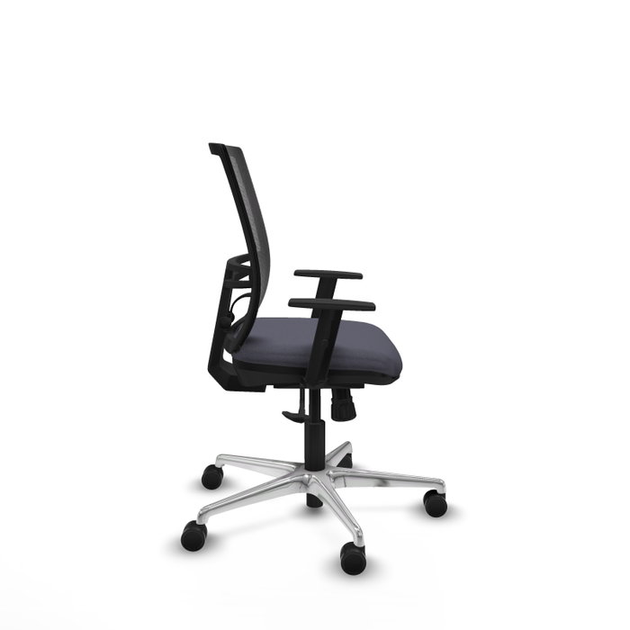 PIQUERAS Y CRESPO Silla de oficina Yunquera con mecanismo Sincro, Gris oscuro y Negro PIQUERAS Y CRESPO Silla de oficina Yunquera con mecanismo Sincro, Gris oscuro y Negro