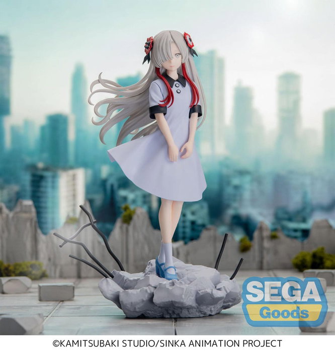 Kamitsubaki City under Construction Estatua Luminasta PVC Sekai Yorukawa 21 cm