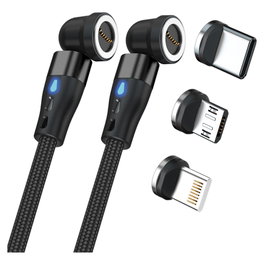 Realpower RealPower MagneticCharge2 Cable USB de 1 m con Conector Magnético