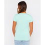 Camiseta de Manga Corta Mujer Rip Curl Heart V Neck Tee Azul cielo 5-6 Años