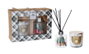 DKD Home Decor Set de 2 Ambientadores Mikado de Cristal 150ml